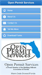 Mobile Screenshot of openpermitservices.com